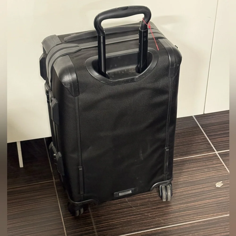 TUMI Black Rolling Alpha Carry-On Luggage